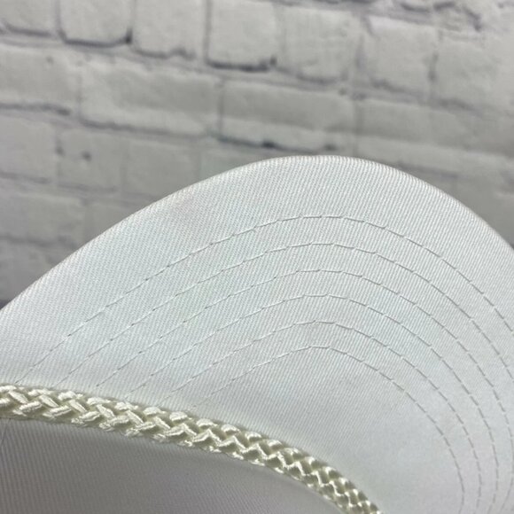Vintage Hat Cap Snapback White Trucker Rope TRIMAC Transportation Embroidered - Picture 8 of 9